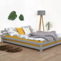 Futonbett Massivholz Senza 180x200 cm