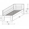 Elevated children’s bed Hanny I. parameter