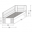 Elevated bed Hanny II.  parameter