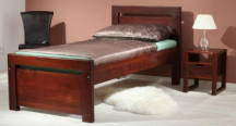 Solid wood single bed Rhino II. 90×200