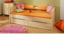 Wooden children's bed Thomas II. 90x200