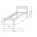 Double bed 180×200 Rhino II. Parameter