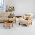 Sofa and wooden chair Atlas
